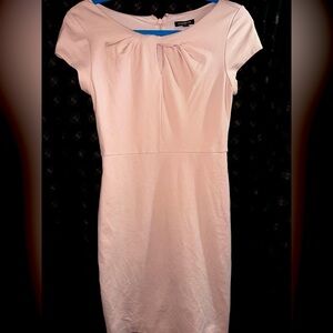 Light pink Express size S fitted dress